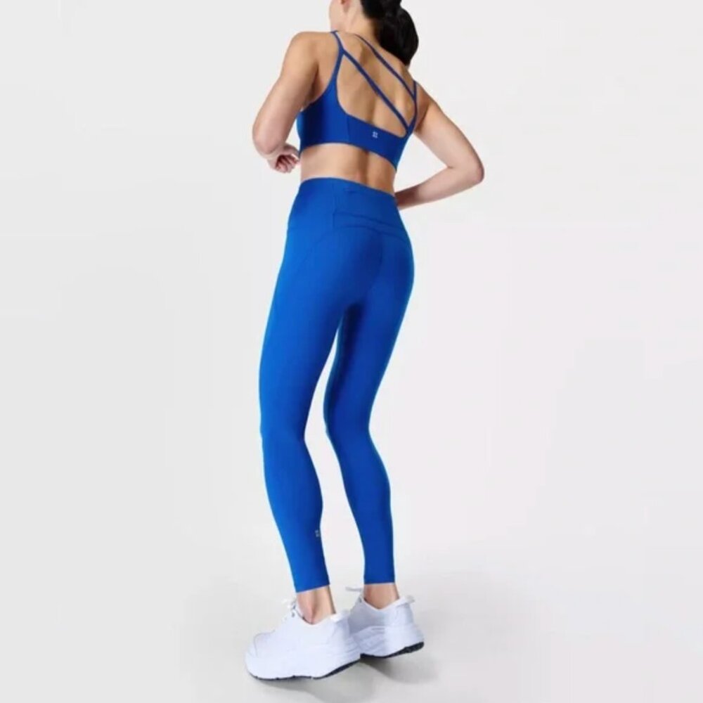 Sweaty Betty Blue 7/8 Power Workout Leggings - Size 16 XXL